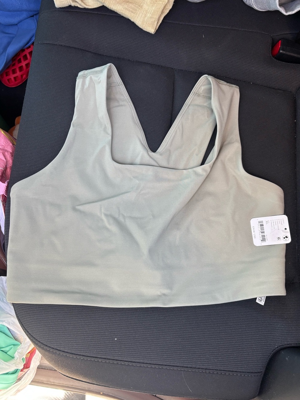 FREE PEOPLE STONE SAGE WIN WIN SPORTS BRA NWT - Picture 3 of 5